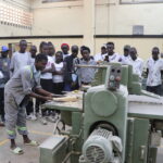 “St Martin CSA sponsored trainees using modern equipment at a Laikipia VTC”