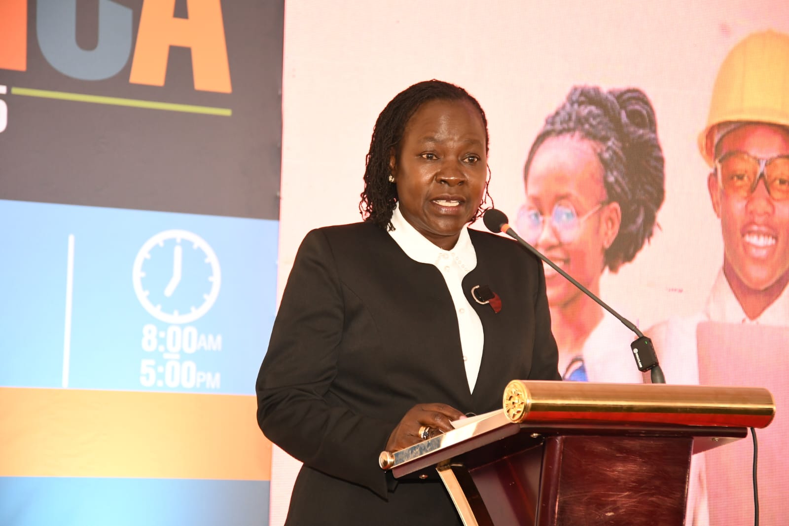 Dr. Esther Muoria, Principal Secretary, State Department for TVET, speaking at Skill Up Africa 2025